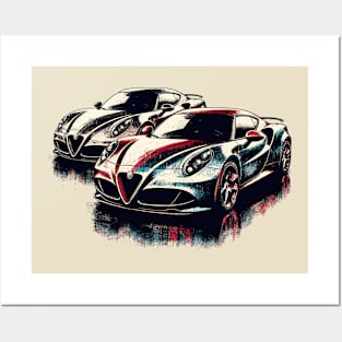 Alfa Romeo 4C Posters and Art